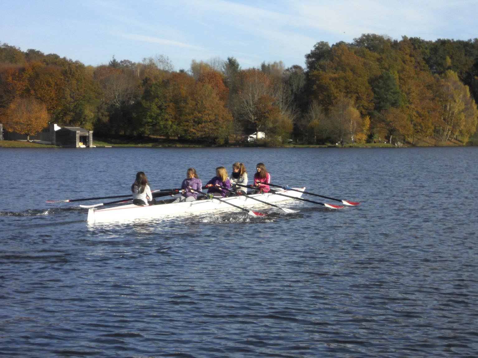Yolette, aviron à 4